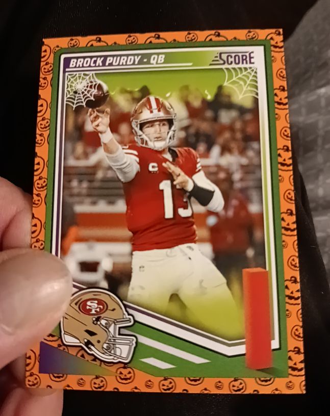 2025 Score-A-Treat #47 Brock Purdy — front