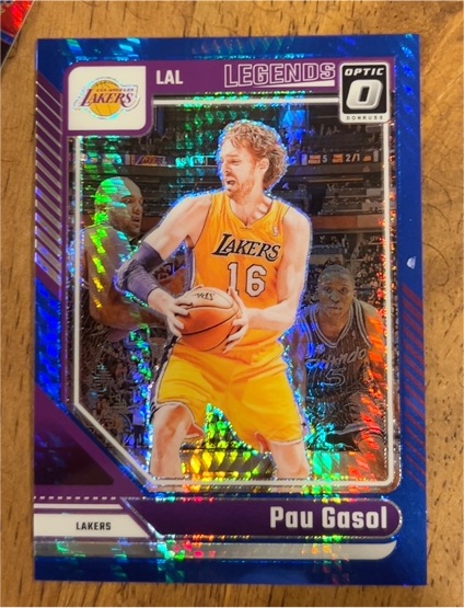 2024-25 Donruss Optic #234 Pau Gasol Purple Legends — front