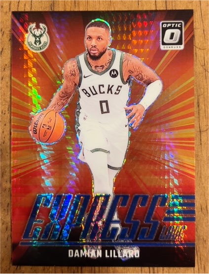 2024-25 Donruss Optic #14 Damian Lillard Express Lane — front