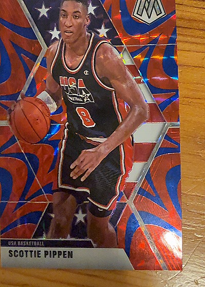 2019-20 Panini Mosaic #256 Scottie Pippen USA Basketball — front