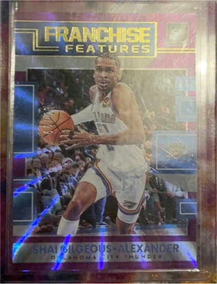 2022-23 Donruss Shai Gilgeous-Alexander Franchise Features #18 Oklahoma City Thunder — front