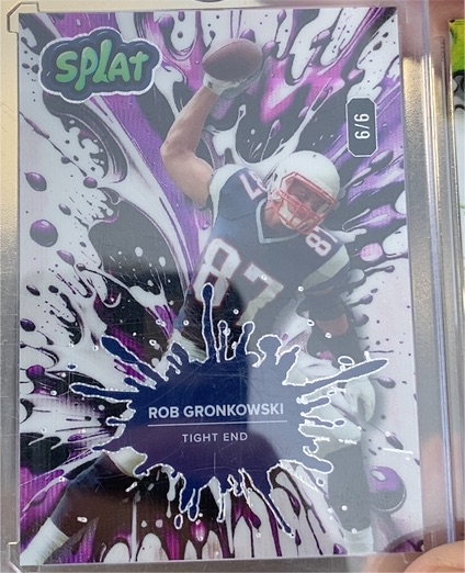 2025 Wild Card Splat #SBPNK03-RG Rob Gronkowski — front