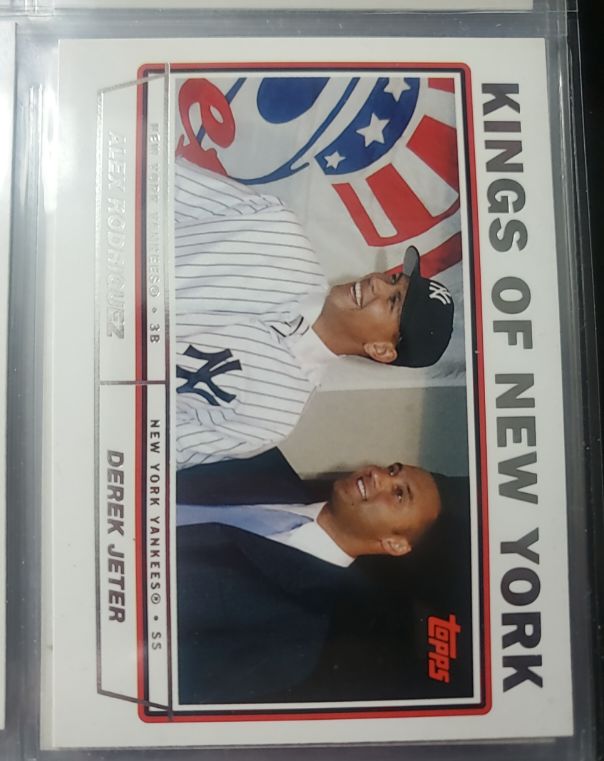 2004 Topps #693 Kings of New York Alex Rodriguez/Derek Jeter — front