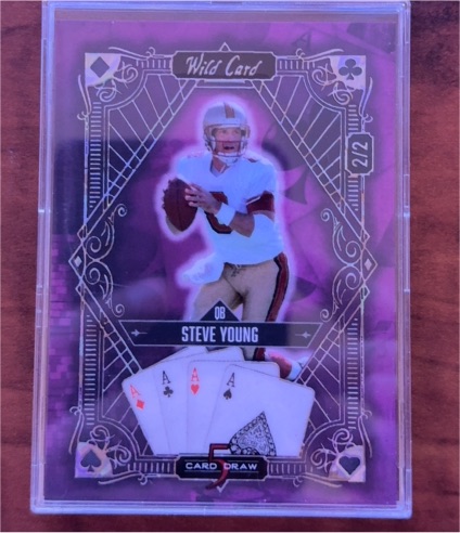 2024 Wildcard 5 Card Draw #2 Steve Young — front