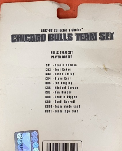 1997-98 Collector's Choice Chicago Bulls Team Set — front
