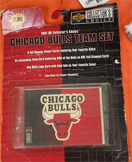 1997 Upper Deck Collector's Choice Chicago Bulls Team Set — front