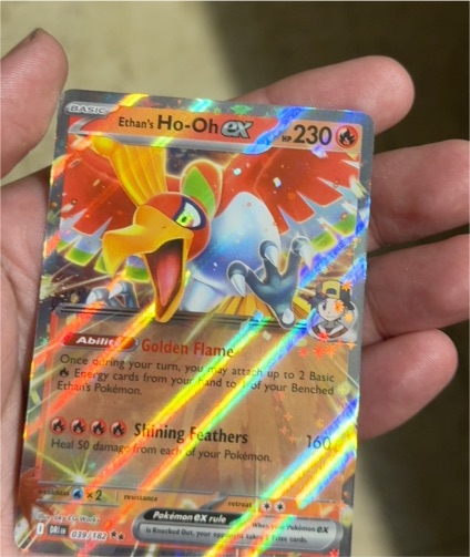 2023 Pokémon #039 Ethan's Ho-Oh ex — front
