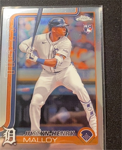 2025 Topps Chrome #224 Justyn-Henry Malloy — front