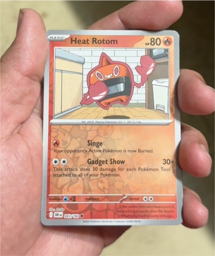 2025 Pokémon #043 Heat Rotom — front