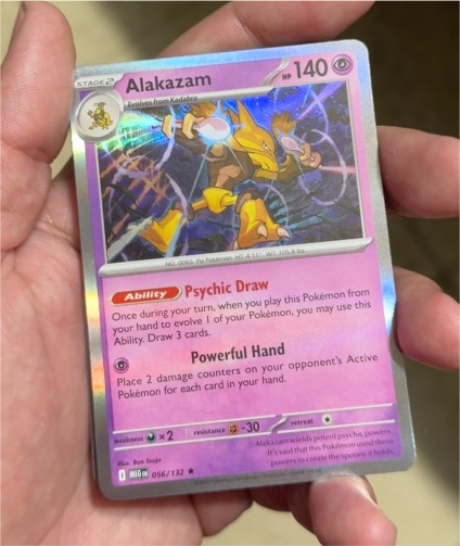 2025 Pokémon Mega Evolutions #056 Alakazam — front