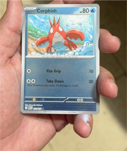 2025 Pokémon Mega Evolution #033 Corphish — front