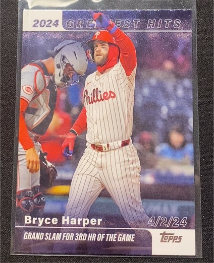 2024 Topps Greatest Hits #GH-3 Bryce Harper — front