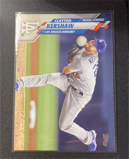 2020 Topps Update #U-140 Clayton Kershaw — front