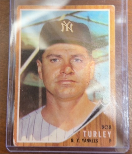 1962 Topps #589 Bob Turley — front