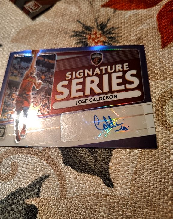 2020-21 Donruss Optic Signature Series #SS-JCA Jose Calderon — front