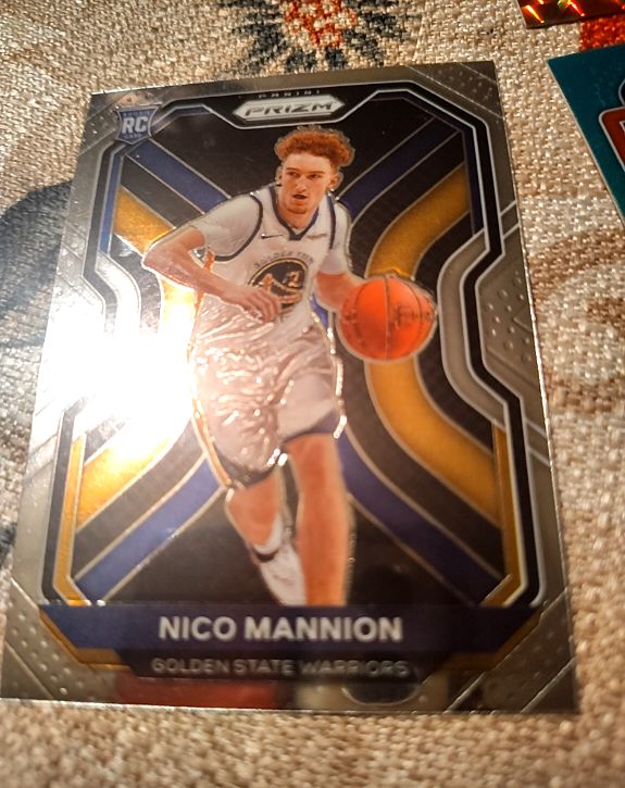 2020-21 Panini Prizm #293 Nico Mannion — front