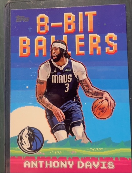 2025-26 Topps #8B-5 Anthony Davis 8-Bit Ballers Dallas Mavericks — front