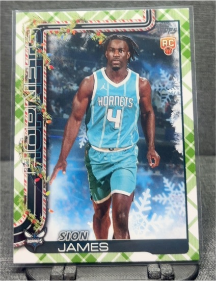 2025-26 Topps Holiday #H193 Sion James — front