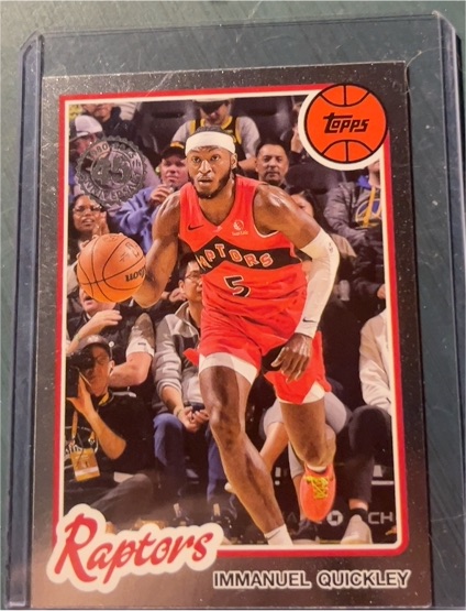 2025-26 Topps #80BK-8 Immanuel Quickley 1980-81 Topps Basketball — front