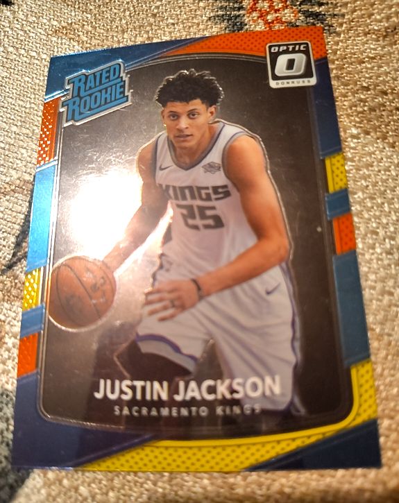 2017-18 Donruss Optic #158 Justin Jackson — front