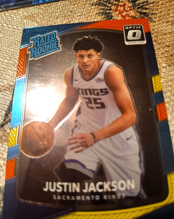 2017-18 Donruss Optic #158 Justin Jackson — front