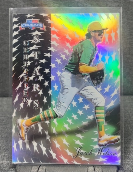 2025 Panini Crusade Certified Stars Jacob Wilson — front