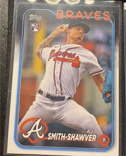 2024 Topps Series 1 #117 AJ Smith-Shawver — front