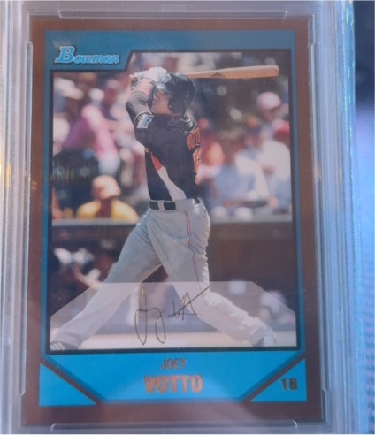 2007 Bowman Draft Picks & Prospects #BDPP98 Joey Votto — front