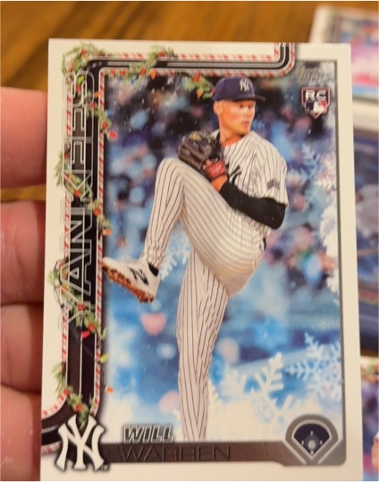 2025 Topps Holiday #H16 Will Warren — front