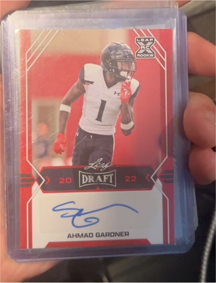 2022 Leaf Draft #BA-AG1 Ahmad Gardner — front