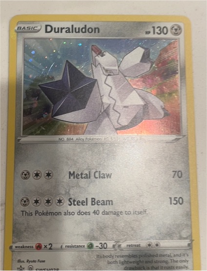 2020 Pokémon SWSH028 Duraludon — front