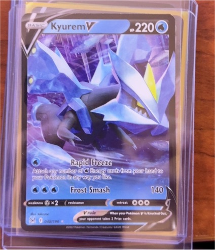 2022 Pokémon Sword & Shield Lost Origin #48 Kyurem V — front