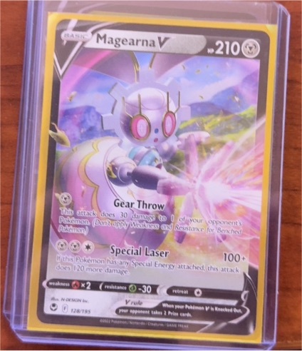 2022 Pokémon TCG Silver Tempest #128 Magearna V — front