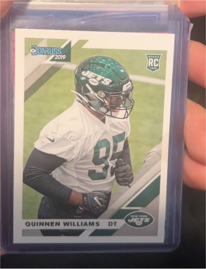 2019 Panini Donruss #253 Quinnen Williams Rookie — front