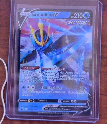 2021 Pokémon SWSH: Sword & Shield Promo #SWSH108 Empoleon V — front