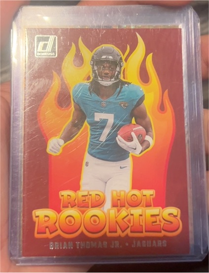 2024 Donruss #RHR-BTJ Brian Thomas Jr. Red Hot Rookies — front