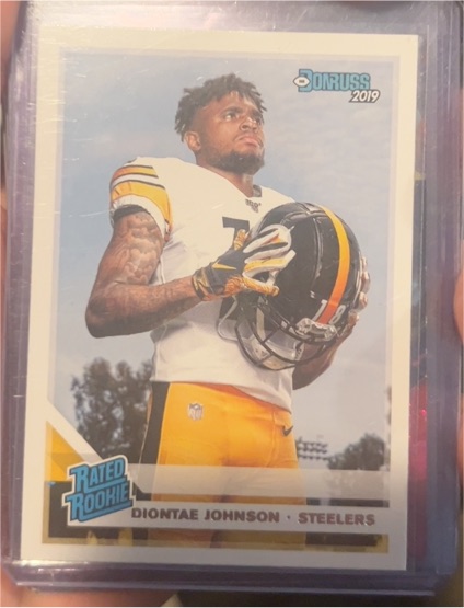 2019 Panini Donruss #327 Diontae Johnson — front