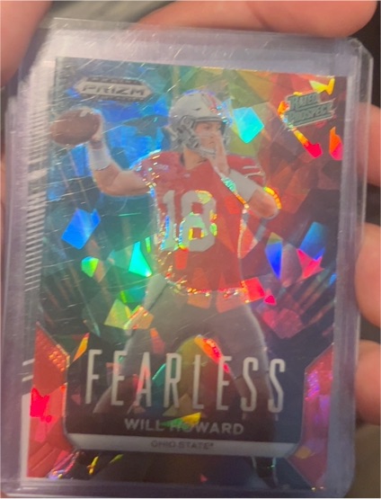 2024 Panini Prizm Draft Picks Fearless #F-WW Will Ward — front