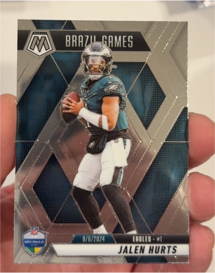 2024 Panini Mosaic Brazil Games #9/6/2024 Jalen Hurts — front