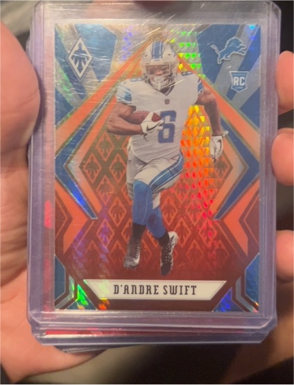 2020 Panini Phoenix Fire Burst #109 D'Andre Swift — front