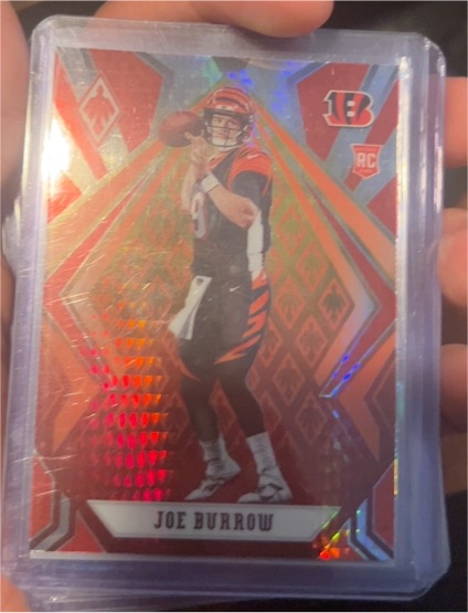 2020 Panini Phoenix Fire Burst #101 Joe Burrow — front
