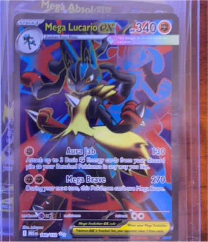 2025 Pokemon TCG Mega Lucario EX #160/132 — front
