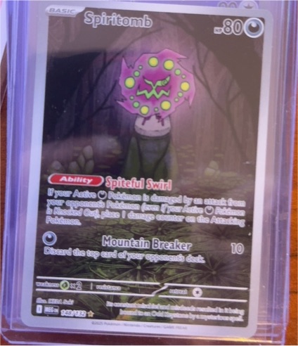 2025 Pokémon Mega Evolution #148 Spiritomb — front
