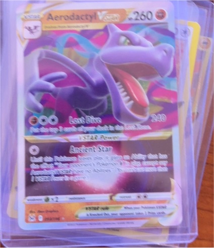 2023 Pokémon Lost Origin #093 Aerodactyl VSTAR — front