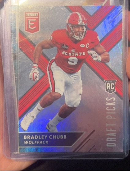 2018 Panini Elite Draft Picks #119 Bradley Chubb — front