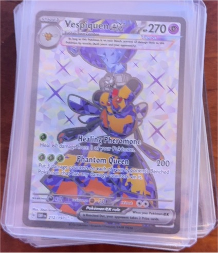 2023 Pokémon TCG SV03: Obsidian Flames #212/197 Vespiquen ex — front