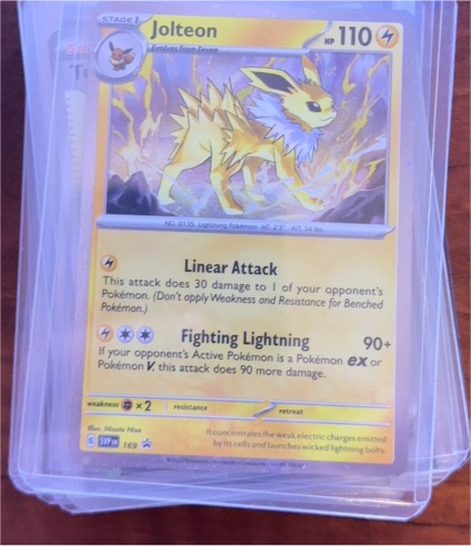 2025 Pokémon TCG Scarlet & Violet 151 #169 Jolteon — front