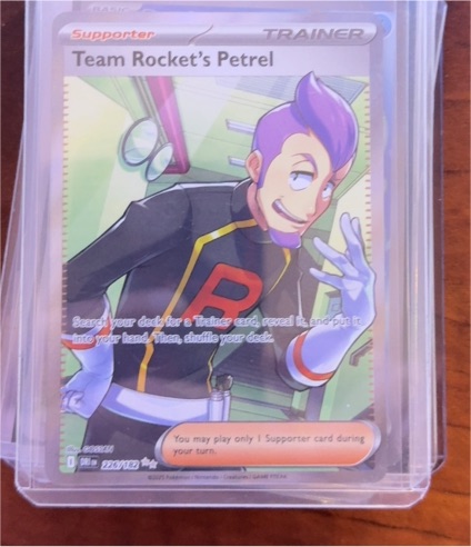 2022 Pokémon SV10: Destined Rivals #226 Team Rocket's Petrel — front