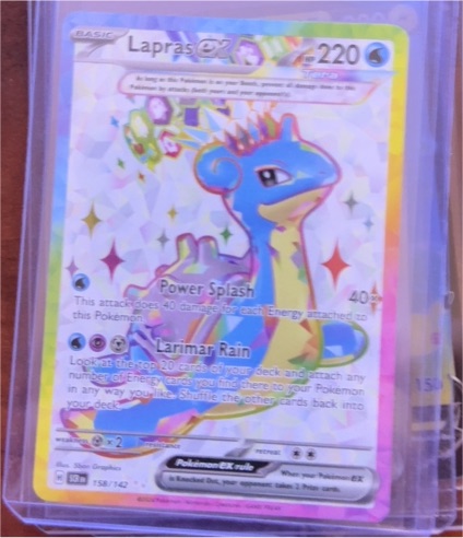2024 Pokémon #158 Lapras EX — front