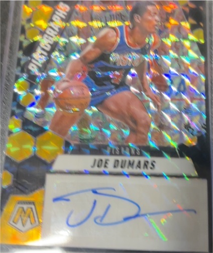 1996-97 Panini Mosaic #M1 Joe Dumars — front